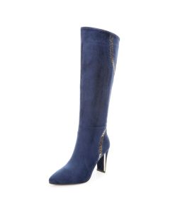 Heel Boots Micro Suede Rhinestone Glittering Adult
