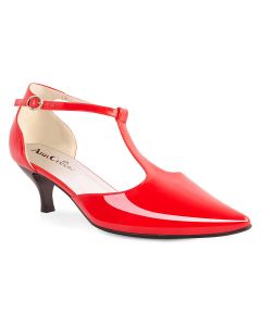 Kitten Heel T-Strap Sandals Polka-dot Assorted Colors
