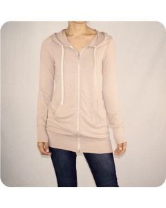 Soft Garment Dyed Zip-up Hoodie