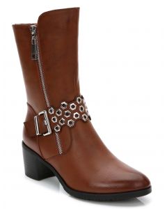 'Cerros' Perforated Strap Booties