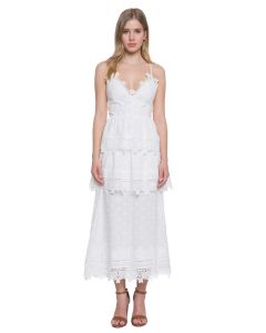 Tiered Lace Maxi Dress