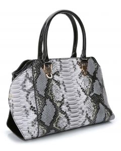 'Diffa' Snake Accent Bag Snake/Black