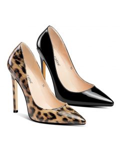 Super High Stiletto Heel Pointed Toe Slip On Pump Shoes